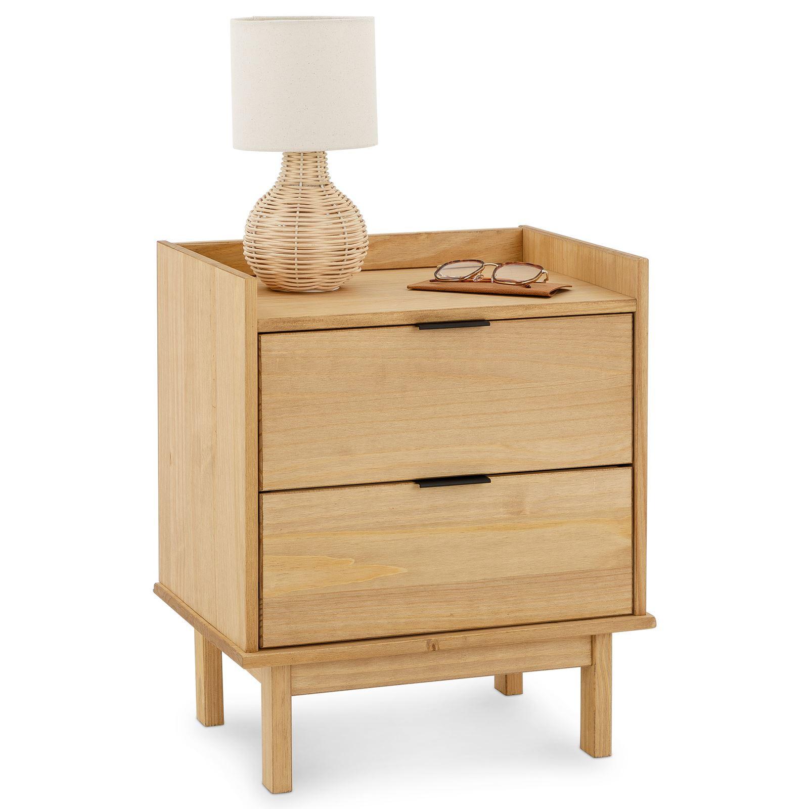 NACHTTISCH TEPERA braun - Braun, Holz (50/58/38cm) - IDIMEX