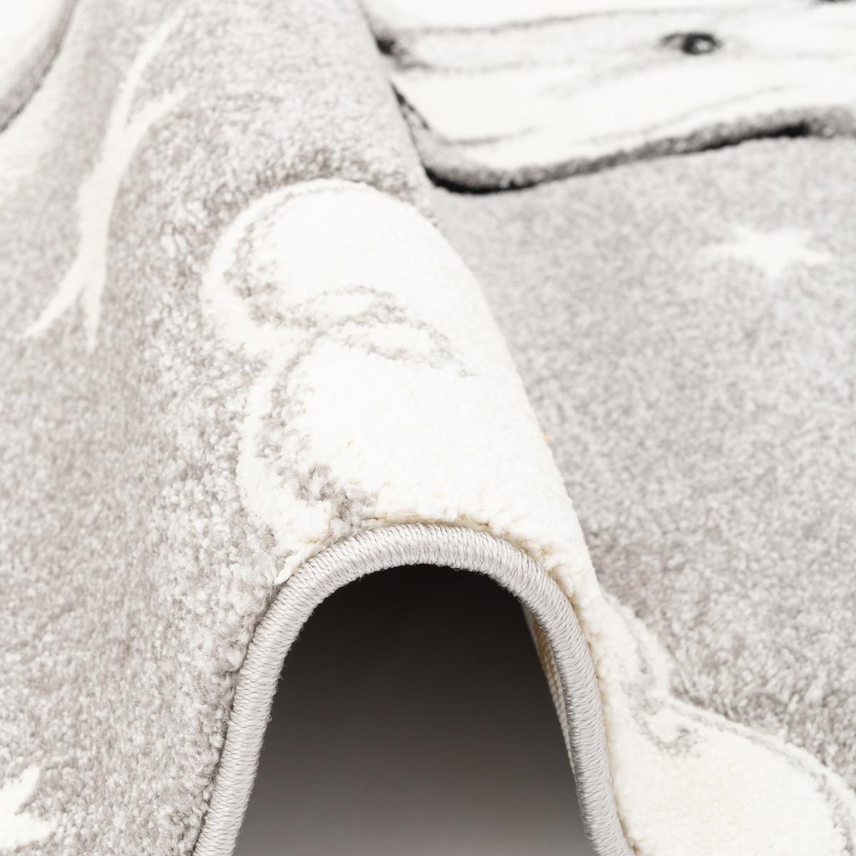 KINDER TEPPICH MAUI KIDS PFERD STERNE - Grau, Textil (160/230cm) - Pergamon