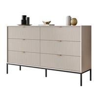 SIDEBOARDS CORTADO KS154 MIT SCHUBLADEN KASCHMIR - Beige, Holzwerkstoff (154/91/39cm) - Lookway