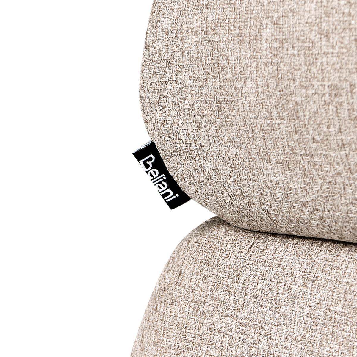 3-SITZER-SOFA Stoff Beige Hovden - Beige, Textil (210/69/95cm) - Beliani