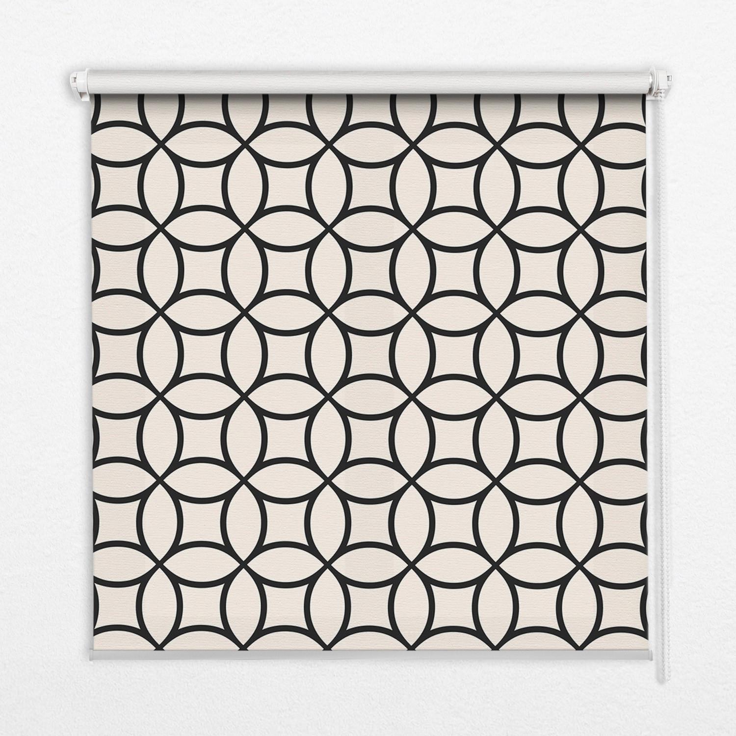 INNENROLLO - Fensterrollo - Rollo - 130x140 cm - Verschachtelung - Weiß, Kunststoff (130/140/0.5cm) - TULUP