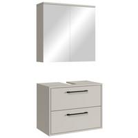 BADMÖBEL-SET Florence 2 Teile Cashmere - 60 x 35 x 51 cm - Kaschmir, Holz (60/51/35cm) - Badplaats