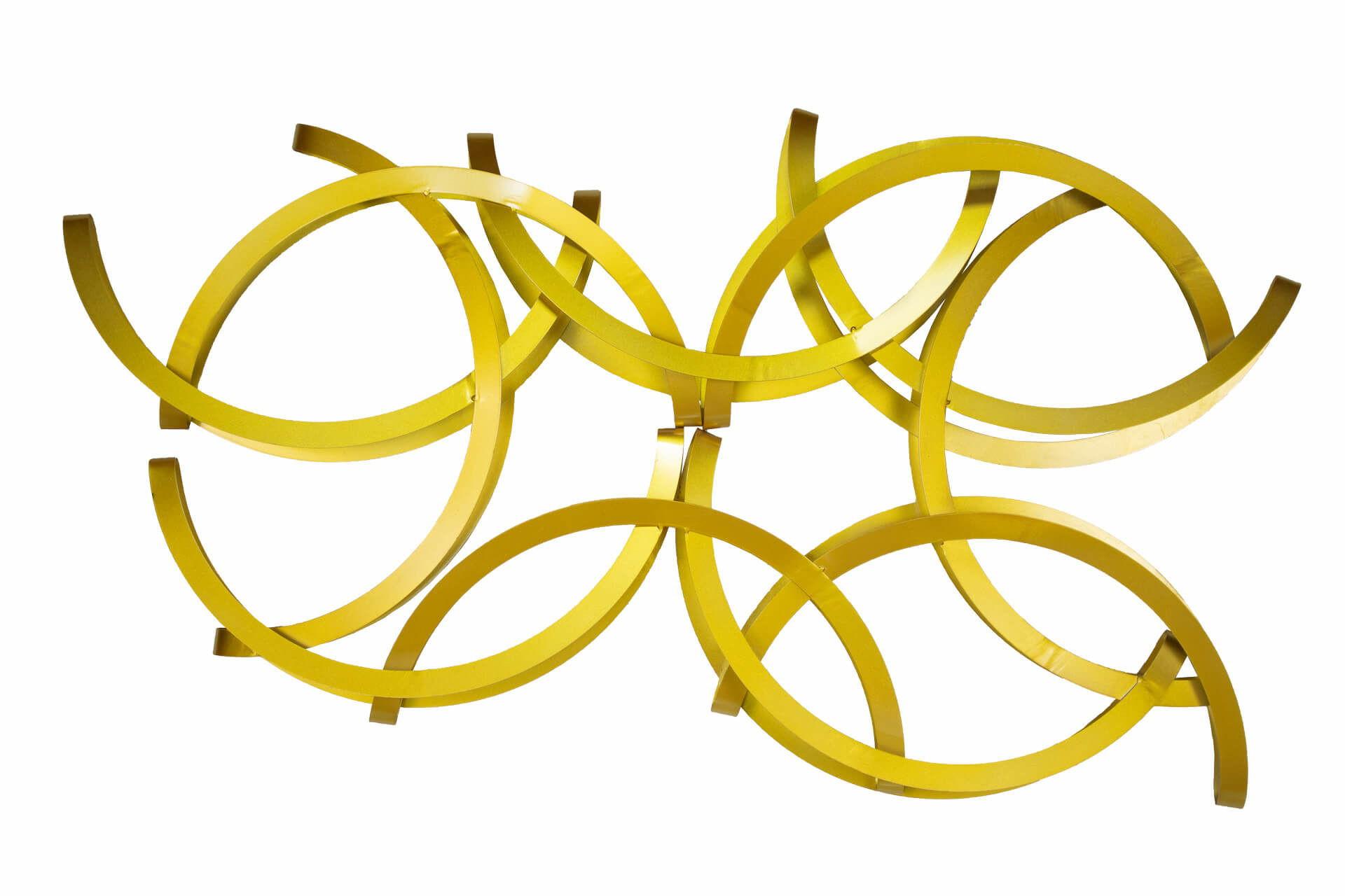 WANDDEKO Gold 115/62 cm - Goldfarben, Metall (5.81/62/11cm) - KUNSTLOFT