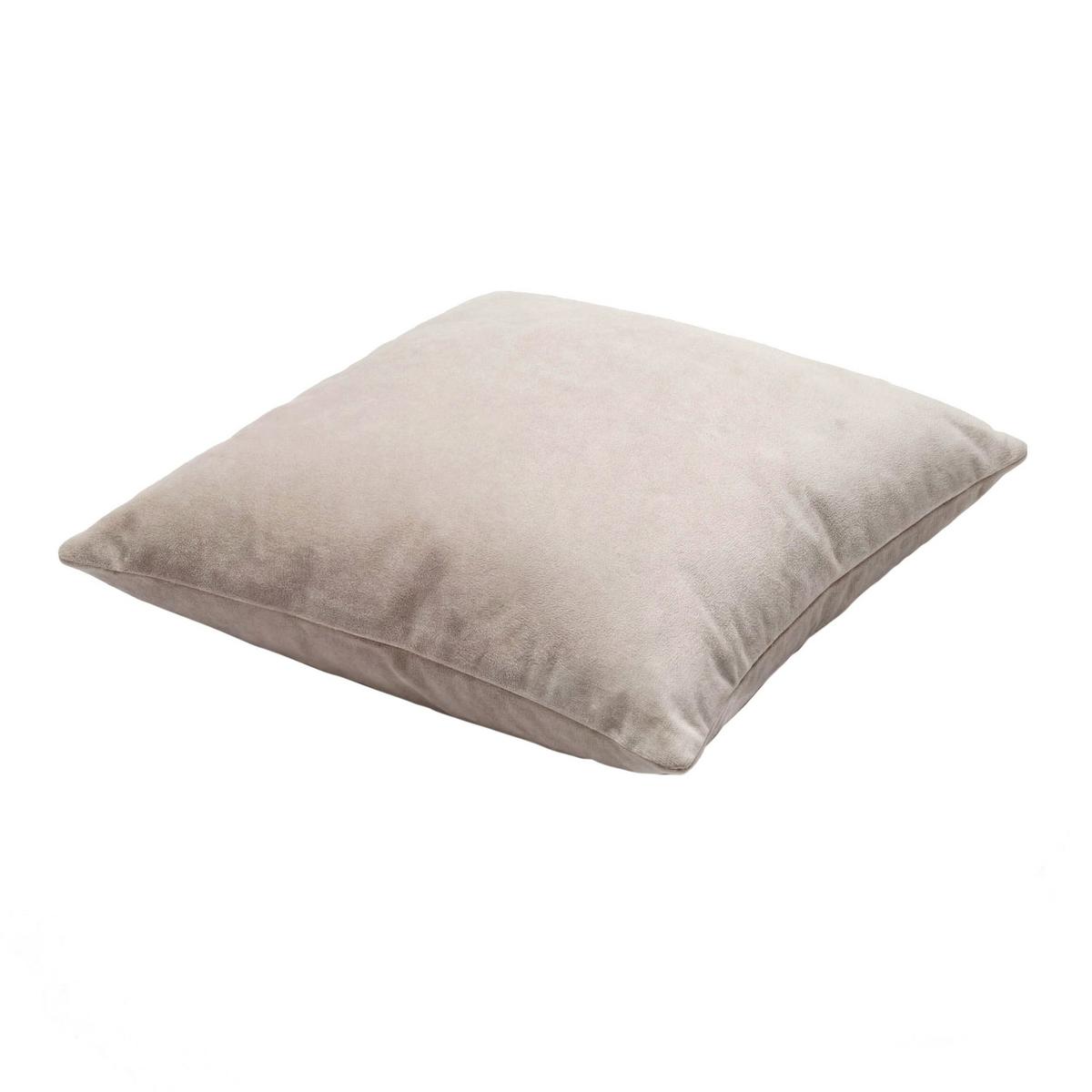 DEKOKISSEN Uni Hellgrau 45x45 cm mit Füllung - Grau, Textil (45/45cm) - Deco-Raum