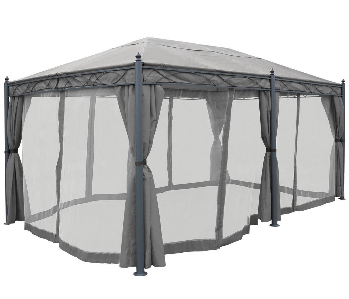 PERGOLA CALPE Grau - Grau, Metall (298/276/500cm) - MCW