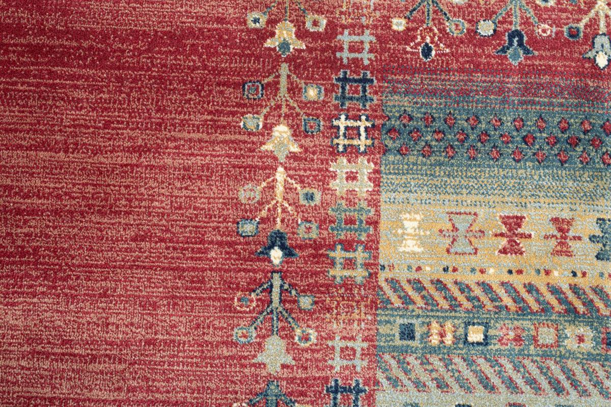 FLACHWEBETEPPICH Cherina 160x230 cm - Rot, Textil (160/230cm) - Gino Falcone