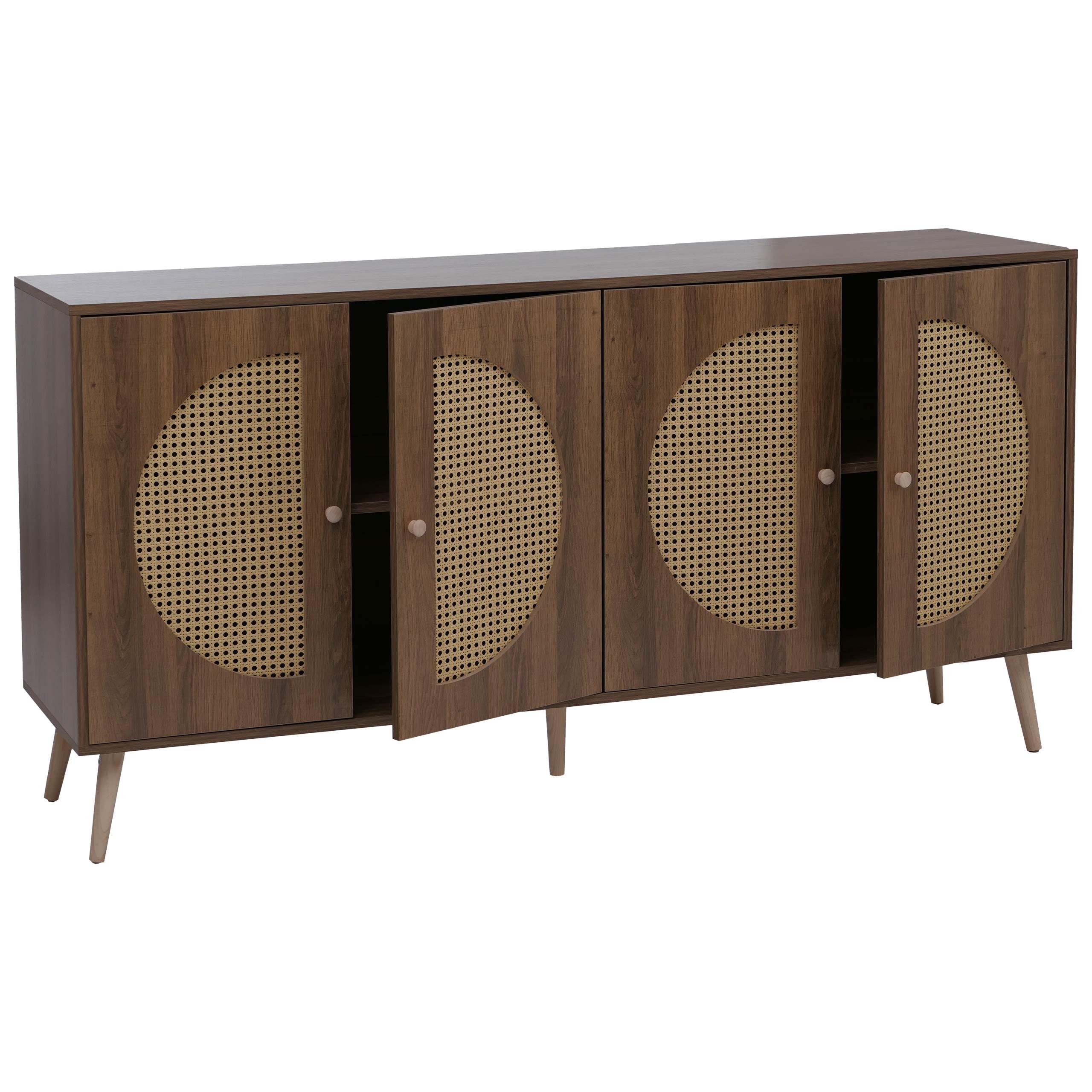SIDEBOARD Braun - Braun, Holz (160/80/40cm) - MCW