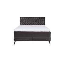 BOXSPRINGBETT SINDAR Anthrazit Webstoff - Anthrazit, Textil (160/200cm) - KAWOLA