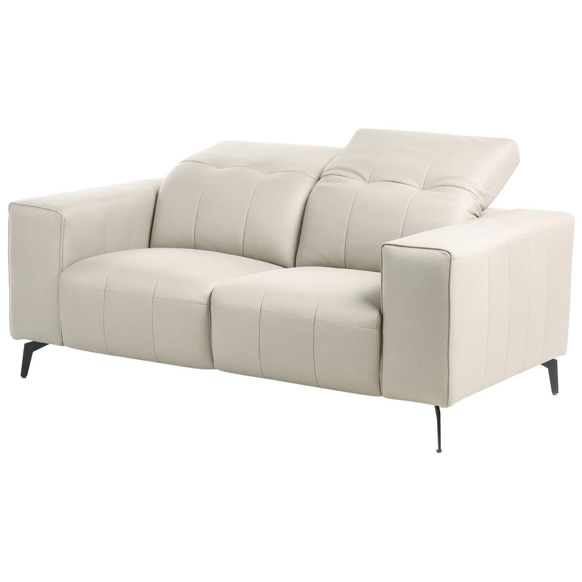 2-SITZER-SOFA Stoff Hellbeige Ommel - Beige, Textil (172/80/102cm) - Beliani