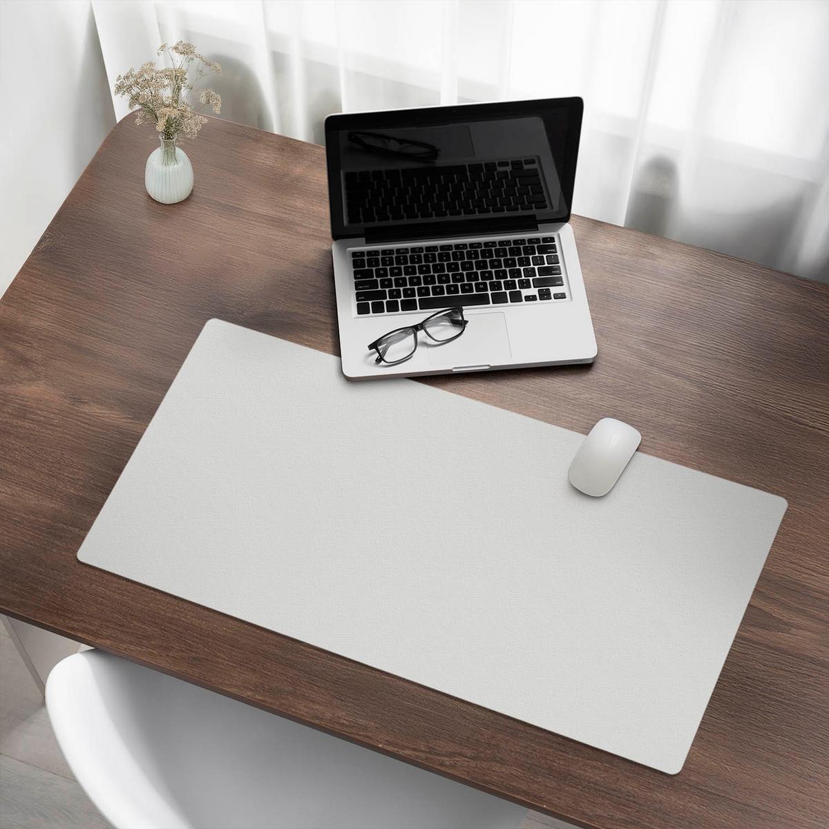 SCHREIBTISCHUNTERLAGE 90x45 cm Grau - Hellgrau, Kunststoff (90/45/1.6cm) - Wallfluent