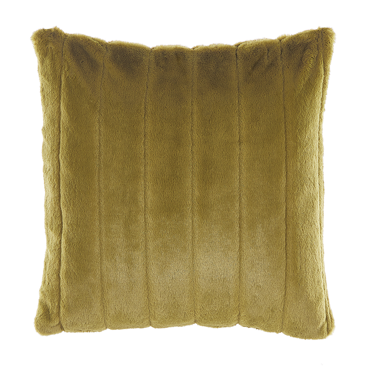 DEKOKISSEN 2er-Set Olivgrün 45/45 cm Pumila - Olivgrün, Textil (45/45cm) - Beliani