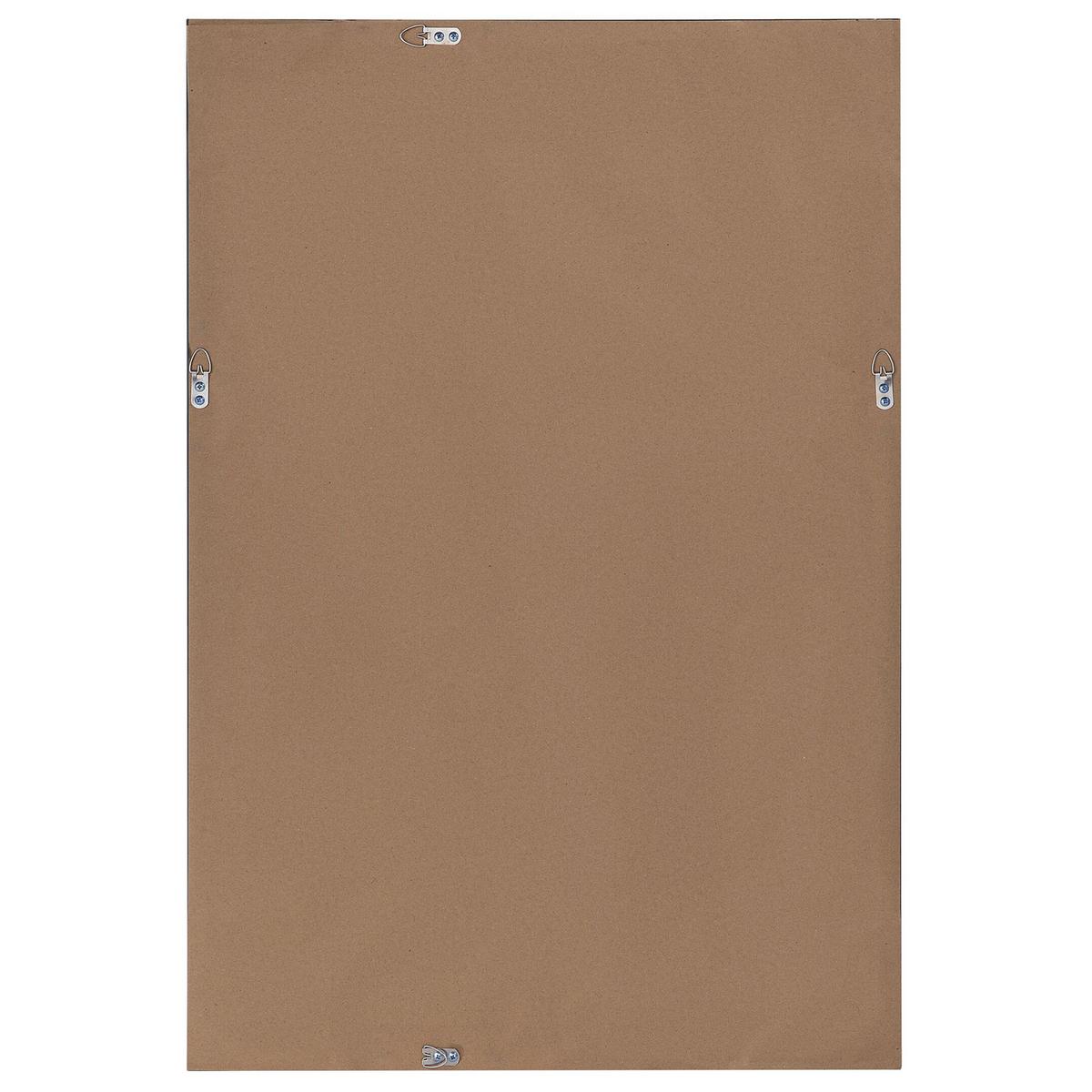 WANDSPIEGEL gold-silber rechteckig 60/90 cm Fenioux - Silberfarben/Goldfarben, Kunststoff (60/90/2cm) - Beliani