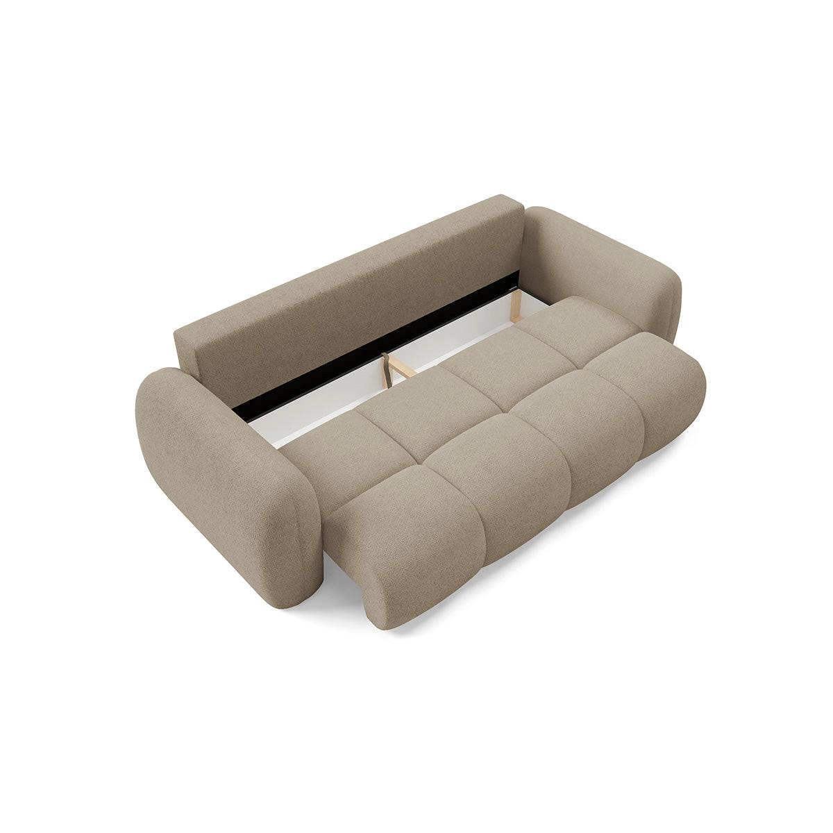 SOFA Livio 3 Sitzplätze Beige - Beige, Holz (270/95/121cm) - Petits-meubles