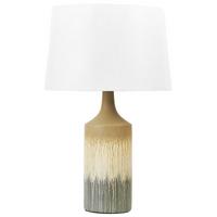 TISCHLAMPE Calvas 40/40/64 cm - Beige, Keramik (40/40/64cm) - Beliani