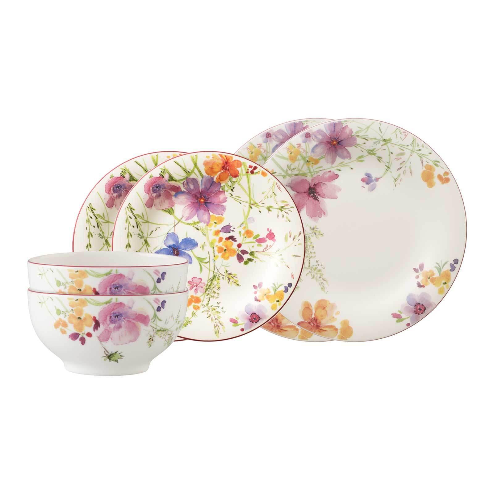 BASIC-SET Mariefleur Basic bunt 6-tlg. - Multicolor, Keramik (2/2/2cm) - Villeroy & Boch