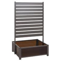 BEET MIT RANKGITTER Grau - Grau, Metall (90/158/75cm) - MCW