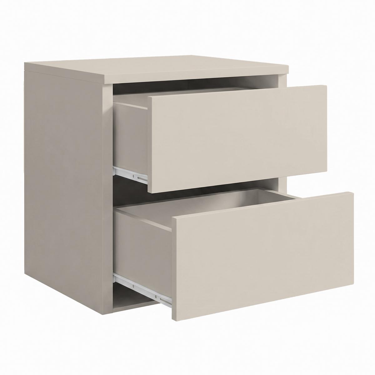 SCHWEBETÜRENSCHRANK Hela mit 2 Türen und Schubkasteneinsätzen, 180 cm, Kaschmir - Kaschmir, Holzwerkstoff (180/205/60cm) - Beautysofa