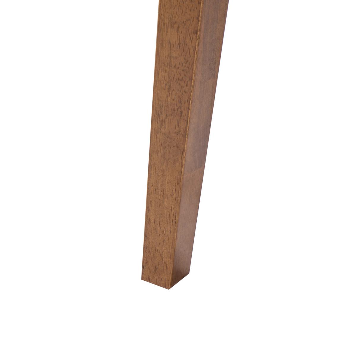 ESSTISCH Dunkle Eiche 140/140 cm Huntley - Dunkelbraun, Holzwerkstoff (140/140/75cm) - Beliani