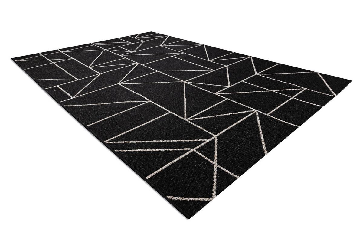 TEPPICH Floorlux 140/200 cm - Schwarz, Textil (140/200cm) - rugsX
