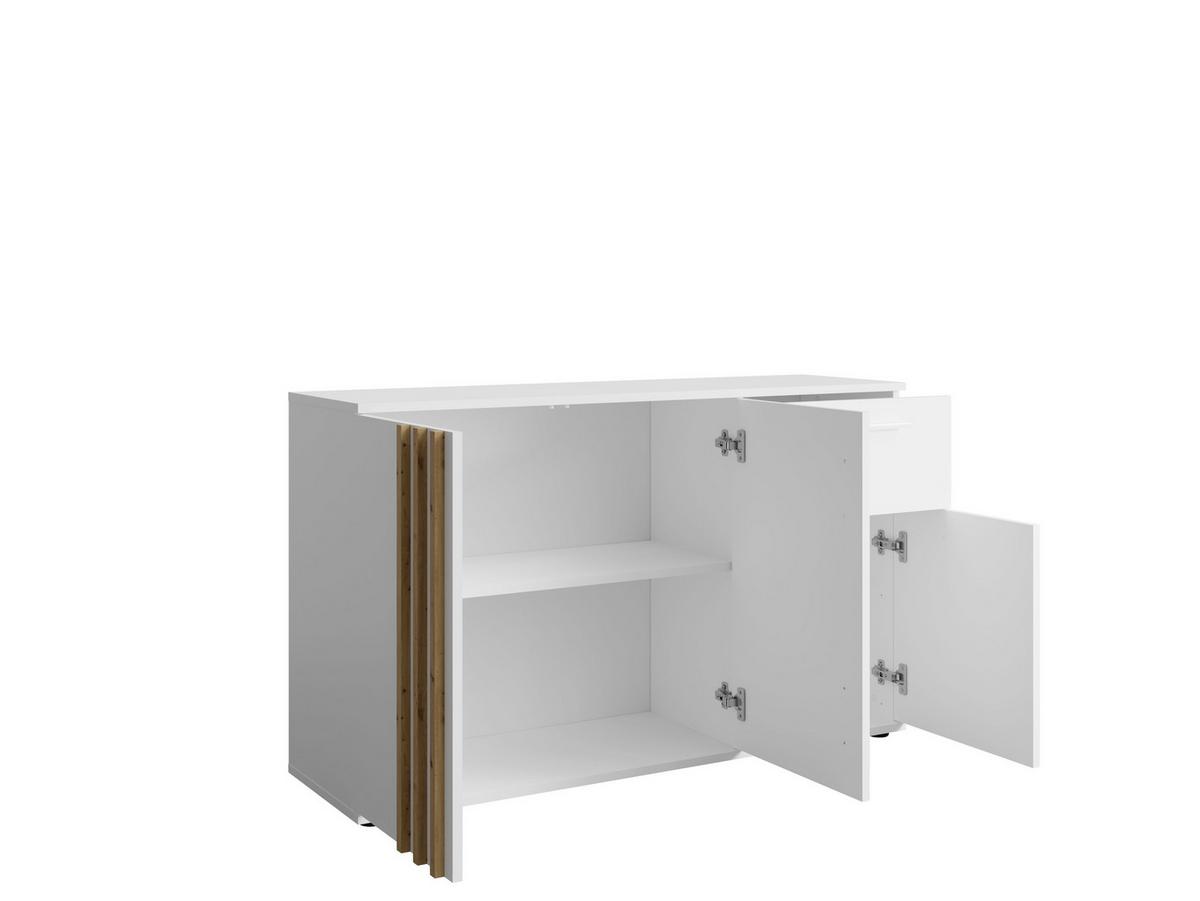 KOMMODE Weiß 120/73/35 - Weiß, Holzwerkstoff (120/73/35cm) - RAUMHIRSCH FURNITURE