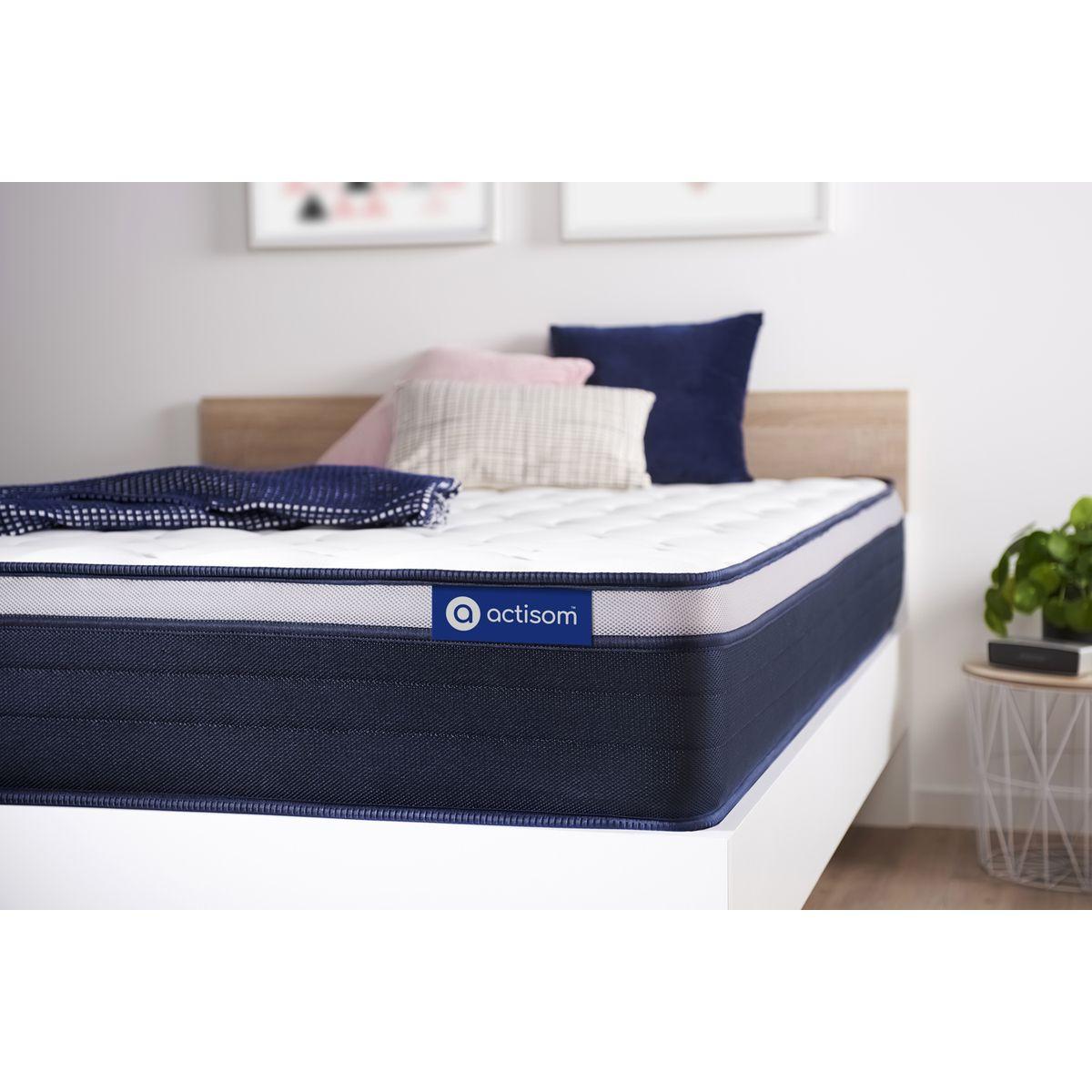 MATRATZE Actilatex max Latex und Memory-Schaum 80 x 200 cm h3 - Weiß, Textil (80/200cm) - ACTISOM