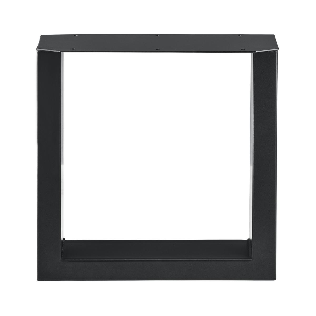 TISCHGESTELL-SET 2 TLG. Makers - Schwarz, Metall (40/43/8cm) - [en.casa]