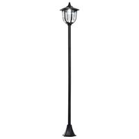 GARTENLATERNE, Schwarz, ABS (Kunststoff), Edelstahl - Schwarz, Kunststoff (26.5/26.5/177cm) - Outsunny