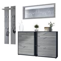 GARDEROBE Orlando Avola-Anthrazit - Anthrazit, Holzwerkstoff (215/210/28cm) - Vladon