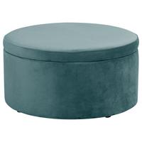 KINDERHOCKER Katyushka Samtvelours azur - Aubergine, Kunststoff (60/32/60cm) - 58aufmkessel