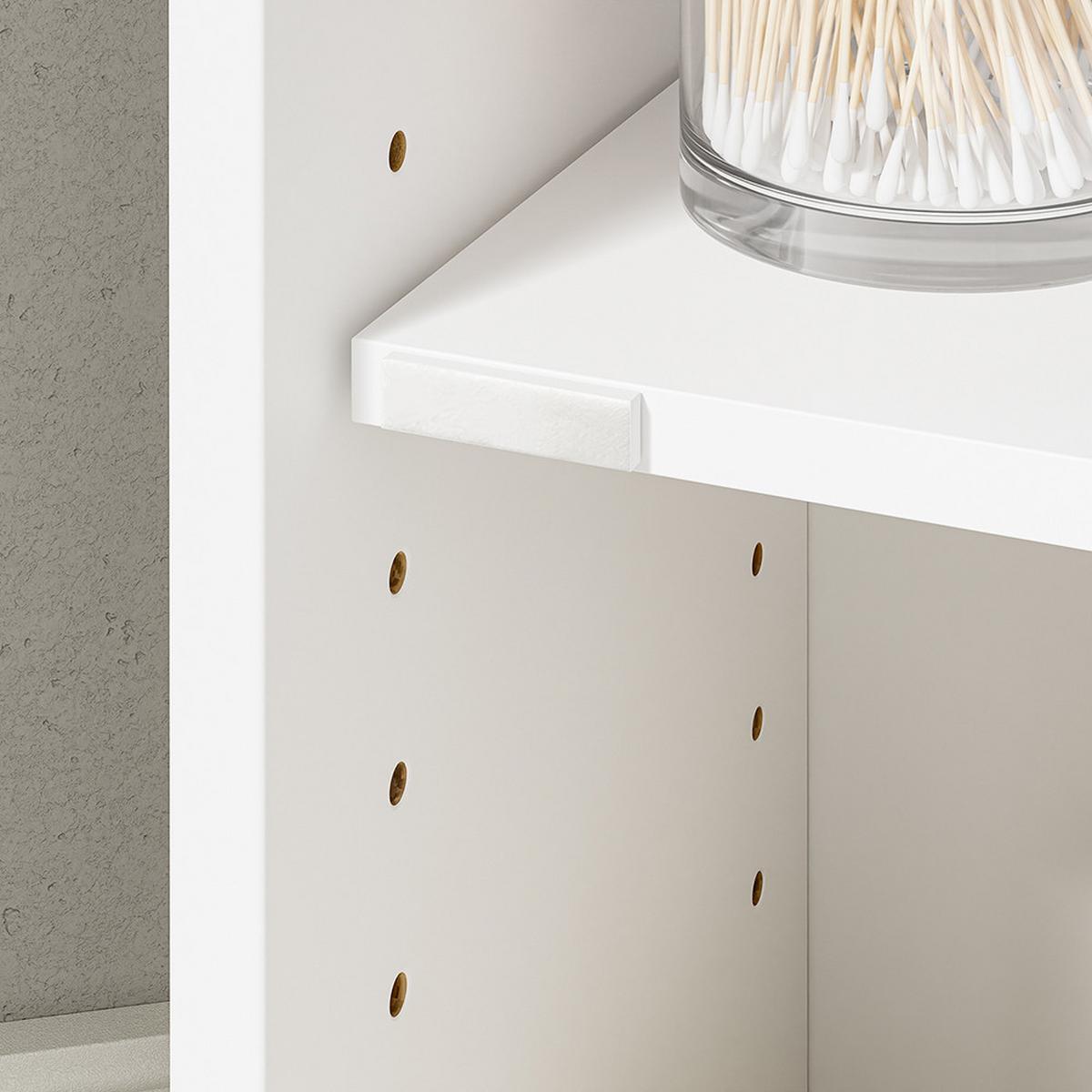 SCHMALER Badezimmerschrank mit Toilettenpapierhalter BZR219-W - Ahornfarben, Fell (20/85/20cm) - SoBuy