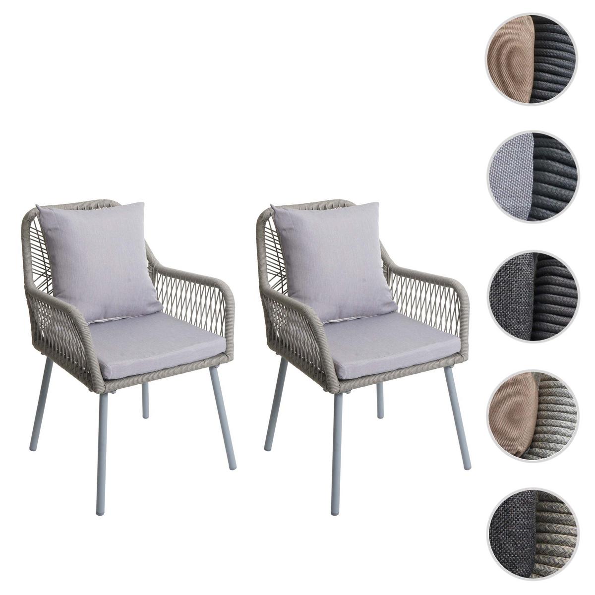GARTENSTUHL Grau - Grau, Textil (54/81/62cm) - MCW