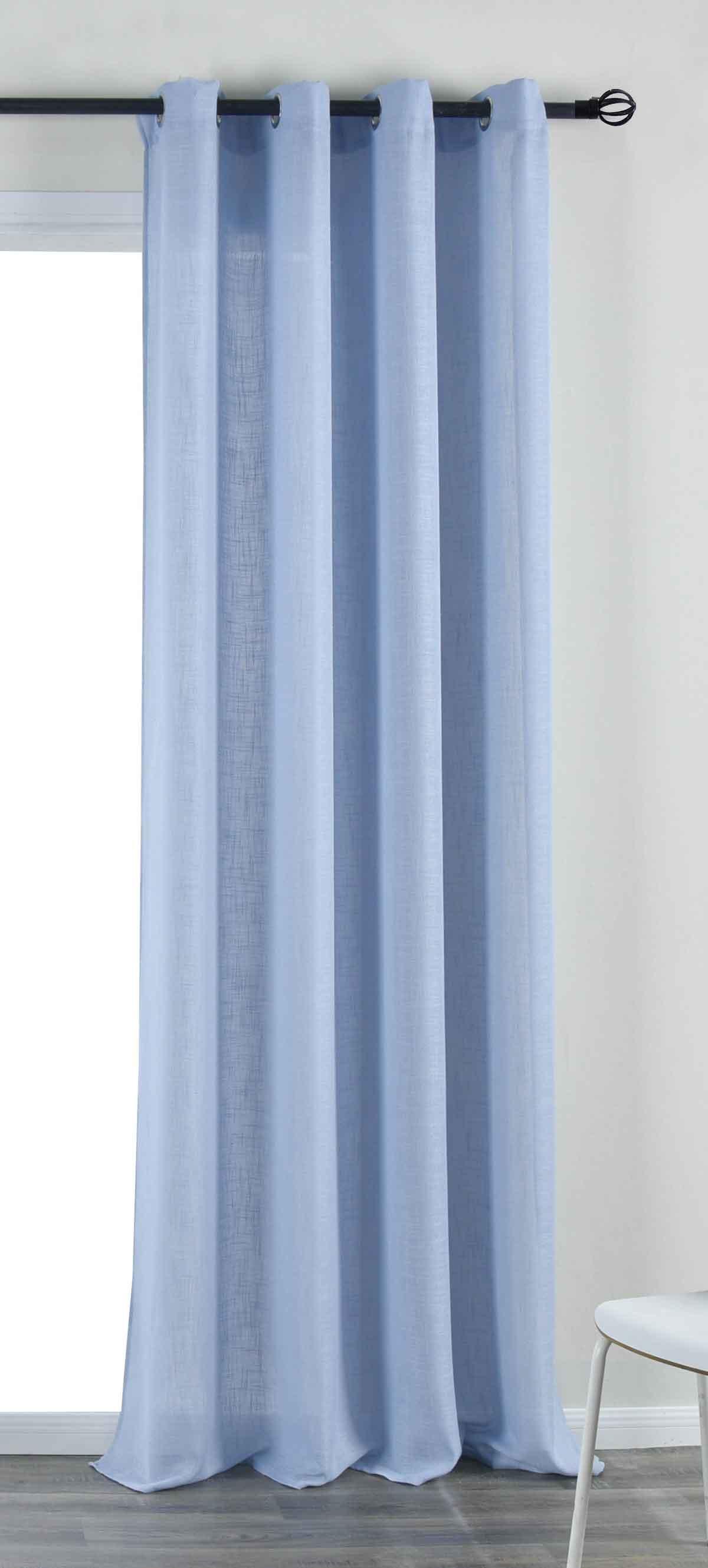 VORHANG »Essen« HxB 245x145 cm Blau - Blau, Textil (145/245cm) - Gardinenbox