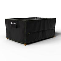 GARTENMÖBELABDECKUNG CoverSafe Pro schwarz - Schwarz, Kunststoff (120/75/118cm) - Juskys