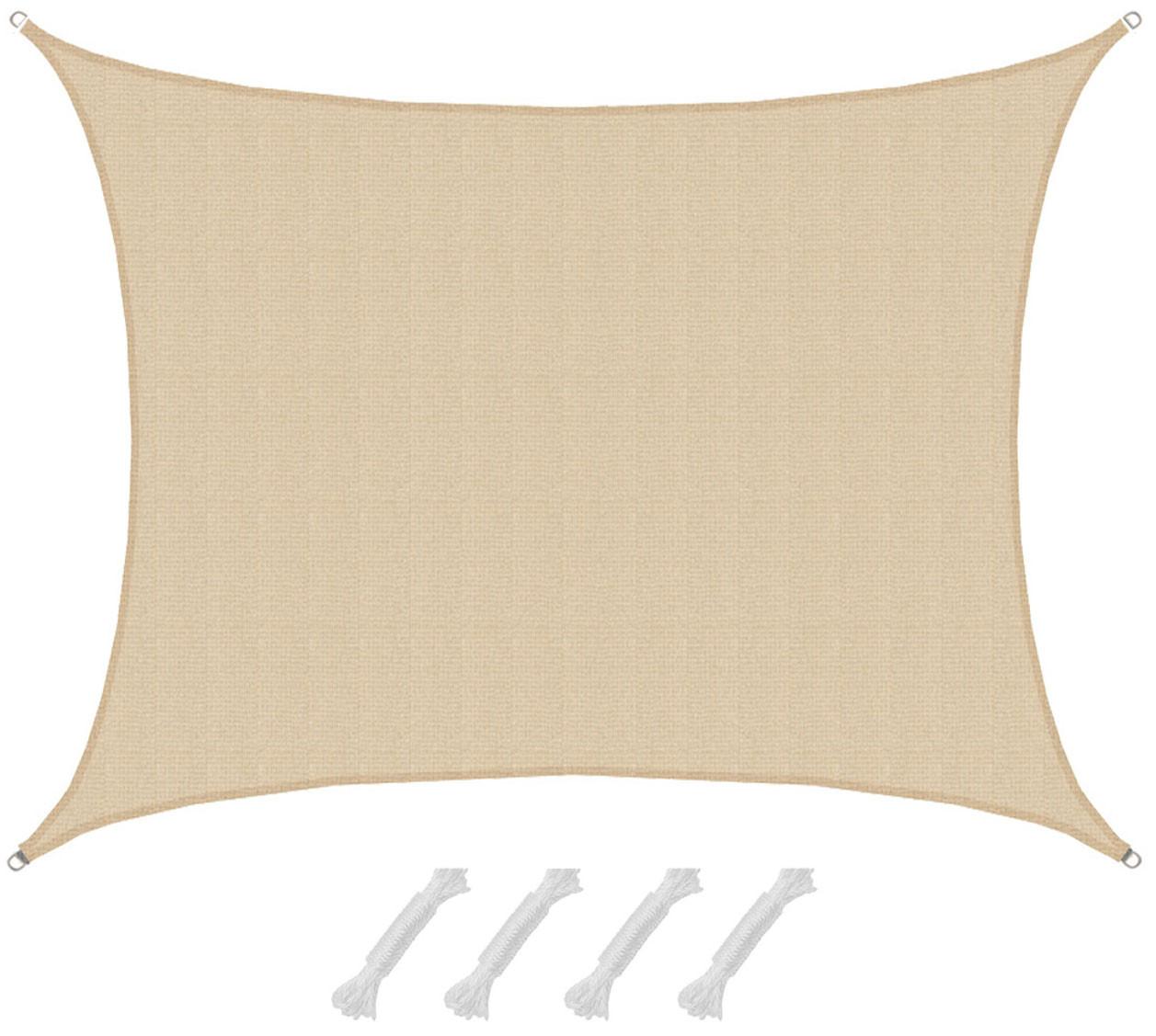 SONNENSEGEL Luftdurchlässig 700/500 cm Beige - Beige, Kunststoff (500/700cm) - Amanka