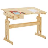 KINDERSCHREIBTISCH FLEXI - Naturfarben, Holz (109/75/55cm) - IDIMEX
