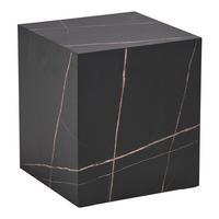 BEISTELLTISCH Ellelu - Schwarz, Holzwerkstoff (40/40/45cm) - [en.casa]