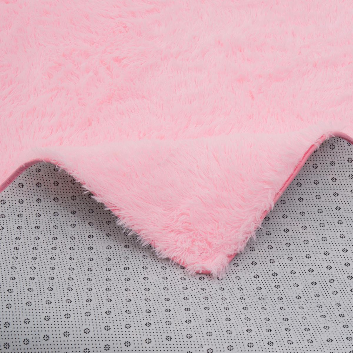 HOCHFLOR SHAGGY TEPPICH FLUFFY - Rosa, Textil (160/230cm) - Pergamon