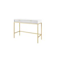 KONSOLENTISCH STELLARE 104/78/50 cm mit Schubladen, Weiß - Weiß, Holzwerkstoff (50/104/78cm) - MASSENO