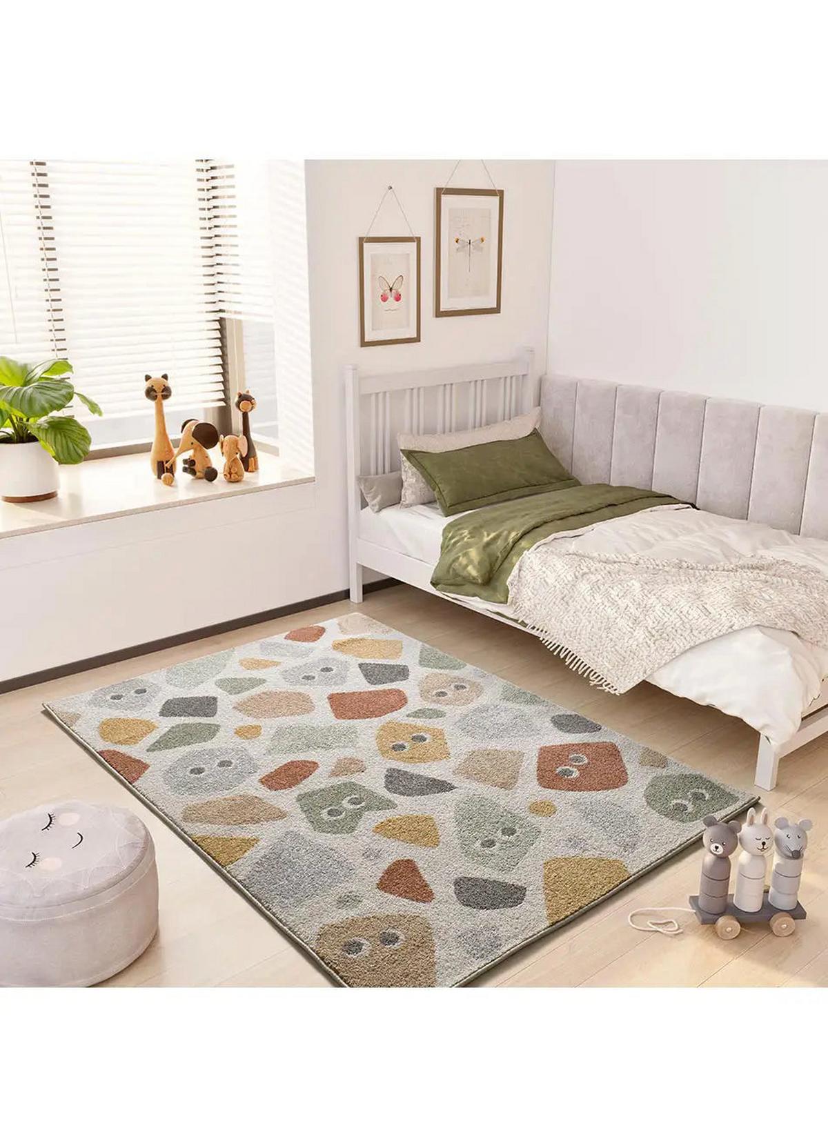 KINDERTEPPICH Mehrfarbig Beats 120/170 cm - Multicolor, Textil (120/170cm) - Atticgo
