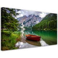 LEINWANDBILD Landschaften 120x60cm - Grün, Textil (120/60cm) - Feeby