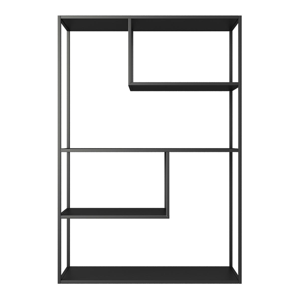 STANDREGAL Sievi - Schwarz, Metall (85/126/35cm) - [en.casa]