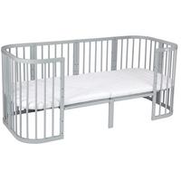 ERWEITERUNG auf 178cm für Babybett 7in1, KEIN BETT - Grau, Holz - waldin