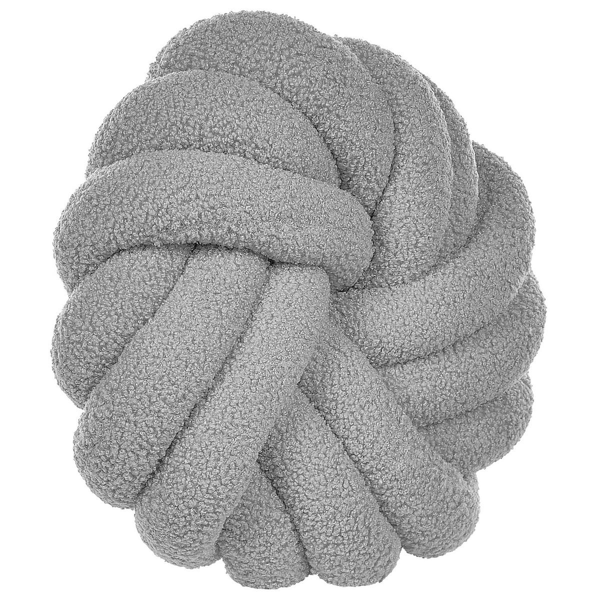 DEKOKISSEN Grau 31/31 cm Akola - Grau, Textil (31/31cm) - Beliani