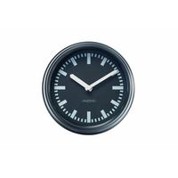 WANDUHR Design Schwarz 24/24 cm - Schwarz, Glas (24/24/5cm) - ONZENO