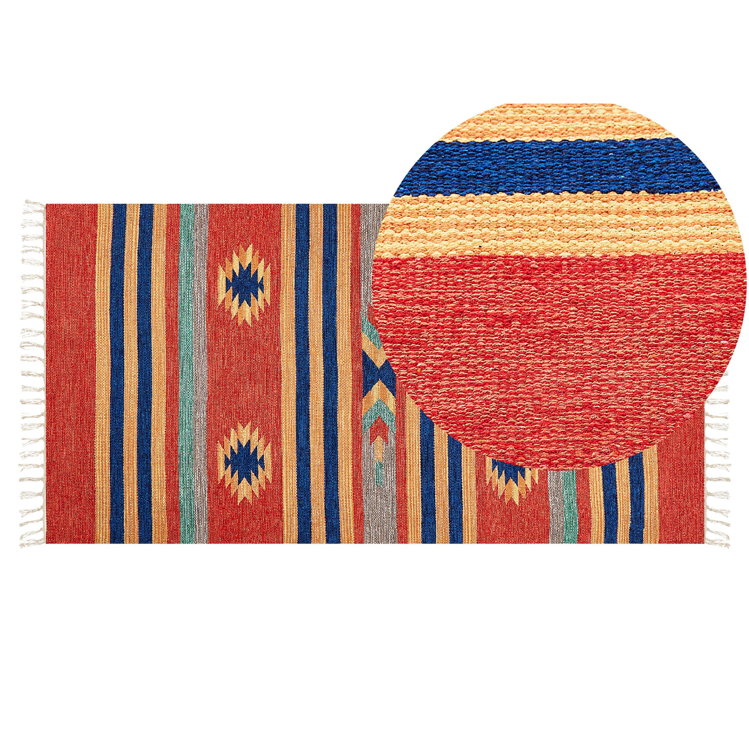 KELIM-TEPPICH Hatis 150/80 cm - Multicolor, Textil (80/150cm) - Beliani