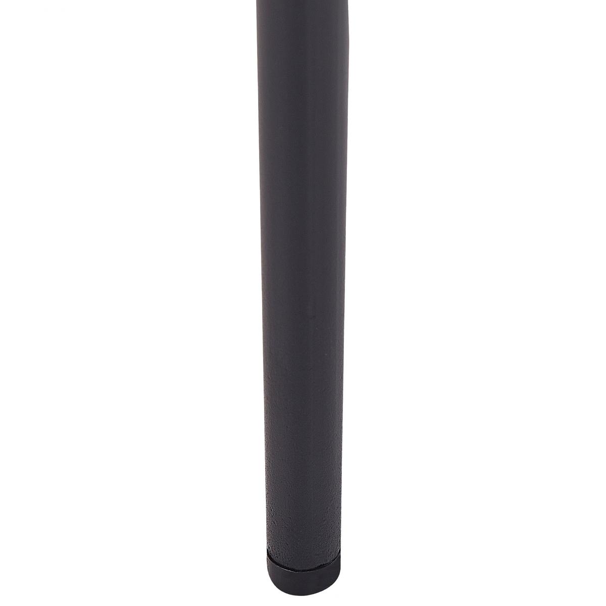 ESSZIMMERSTUHL 2er-Set Polsterbezug Braun Ada - Braun, Textil/Metall (49/82/48cm) - Beliani