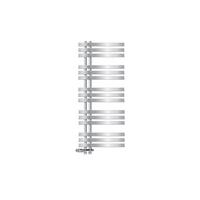 BADHEIZKÖRPER Iron EM 500x1200 mm Chrome mit Ventil Durchgang - Chromfarben, Metall (50/120/3cm) - LuxeBath