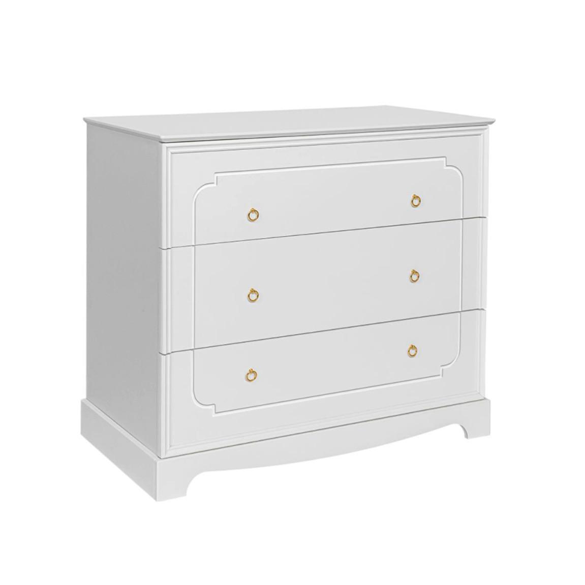 KINDERKOMMODE Royal Weiß - Weiß, Holzwerkstoff (103/90/50cm) - Petits-meubles