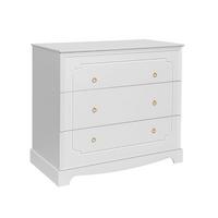 WICKELKOMMODE Royal Weiß - Weiß, Holzwerkstoff (103/90/50cm) - Petits-meubles