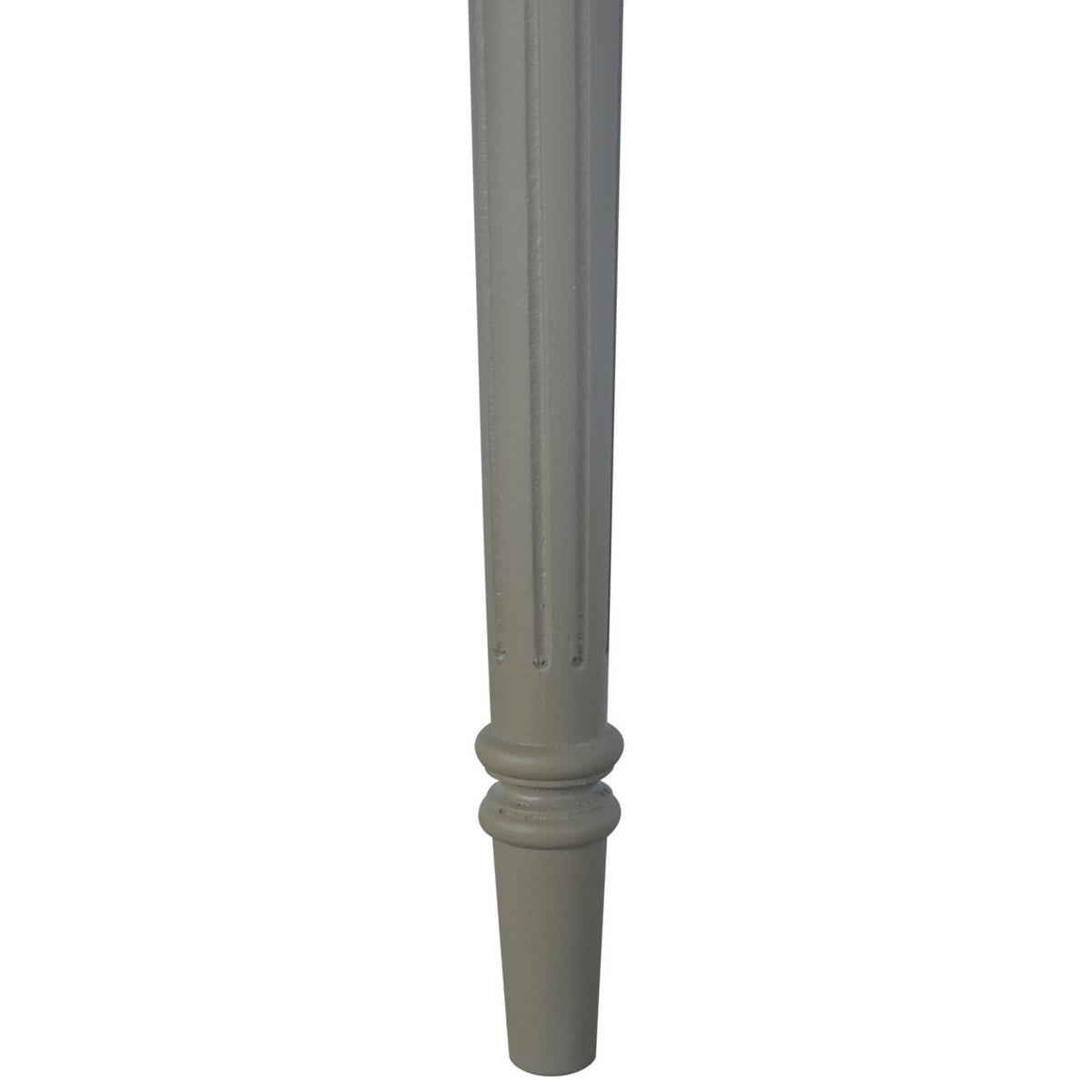 SCHREIBTISCH Finesse, 1 Schublade, Grey und Beige - Messingfarben/Multicolor, Mangoholz/Holz (45/80/78cm) - Artisan Furniture